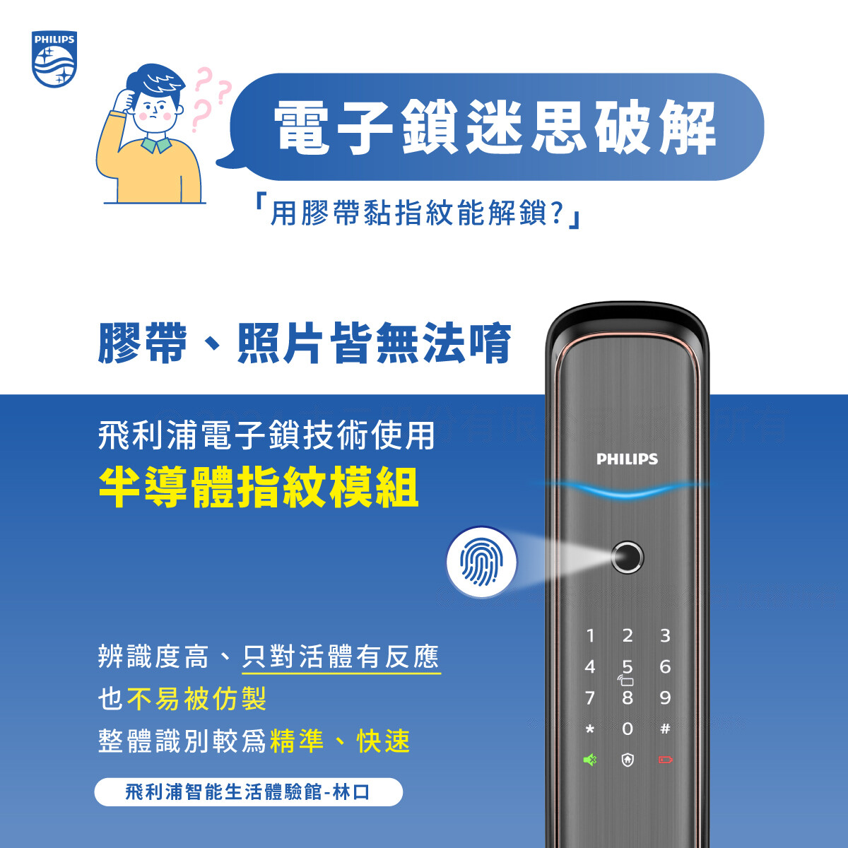電子鎖指紋迷思 林口
