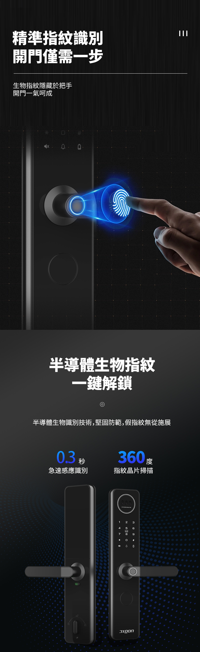 人臉識別電子鎖 4