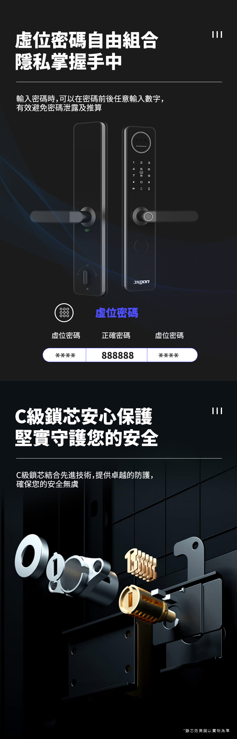 人臉識別電子鎖 6